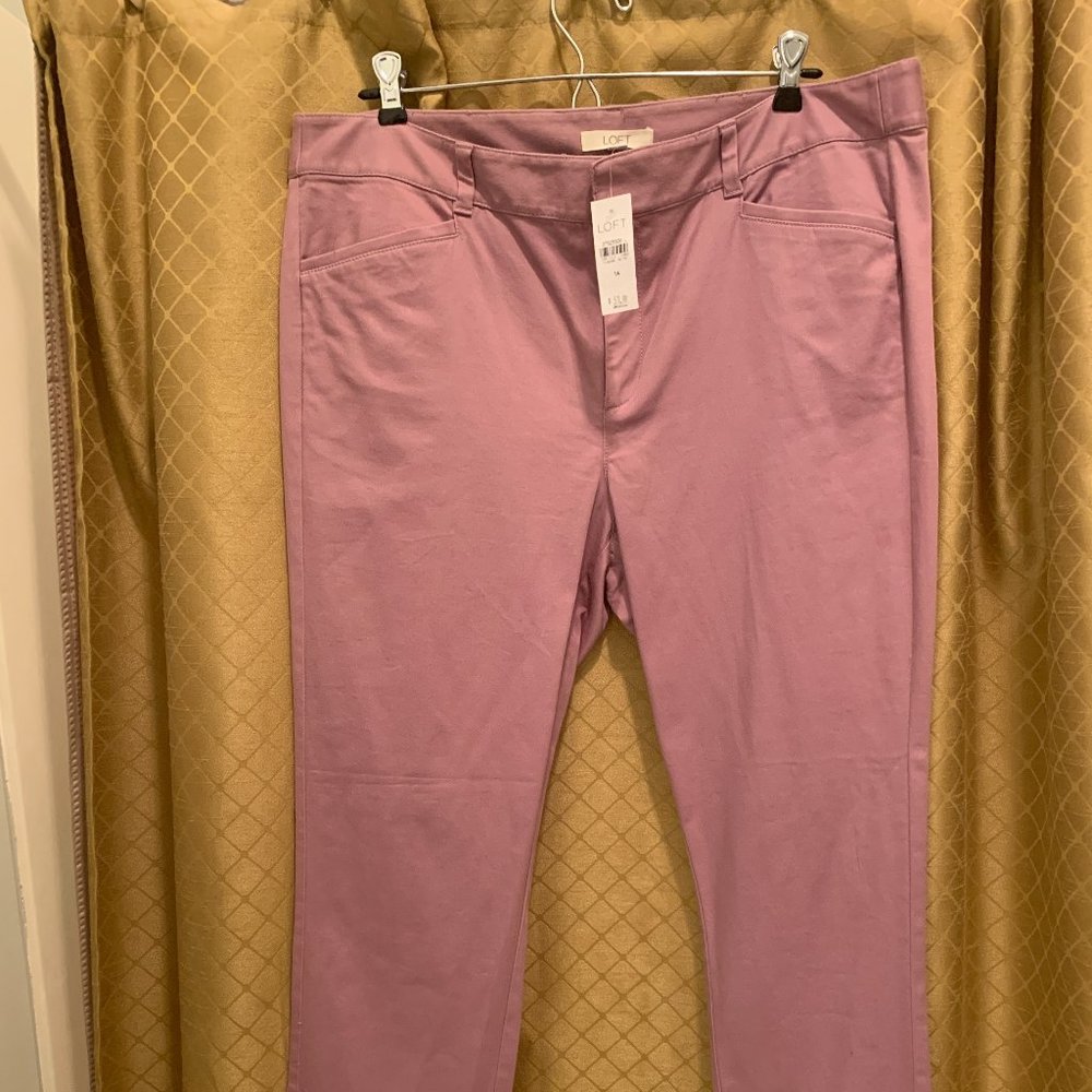 Loft- pink pants NEW